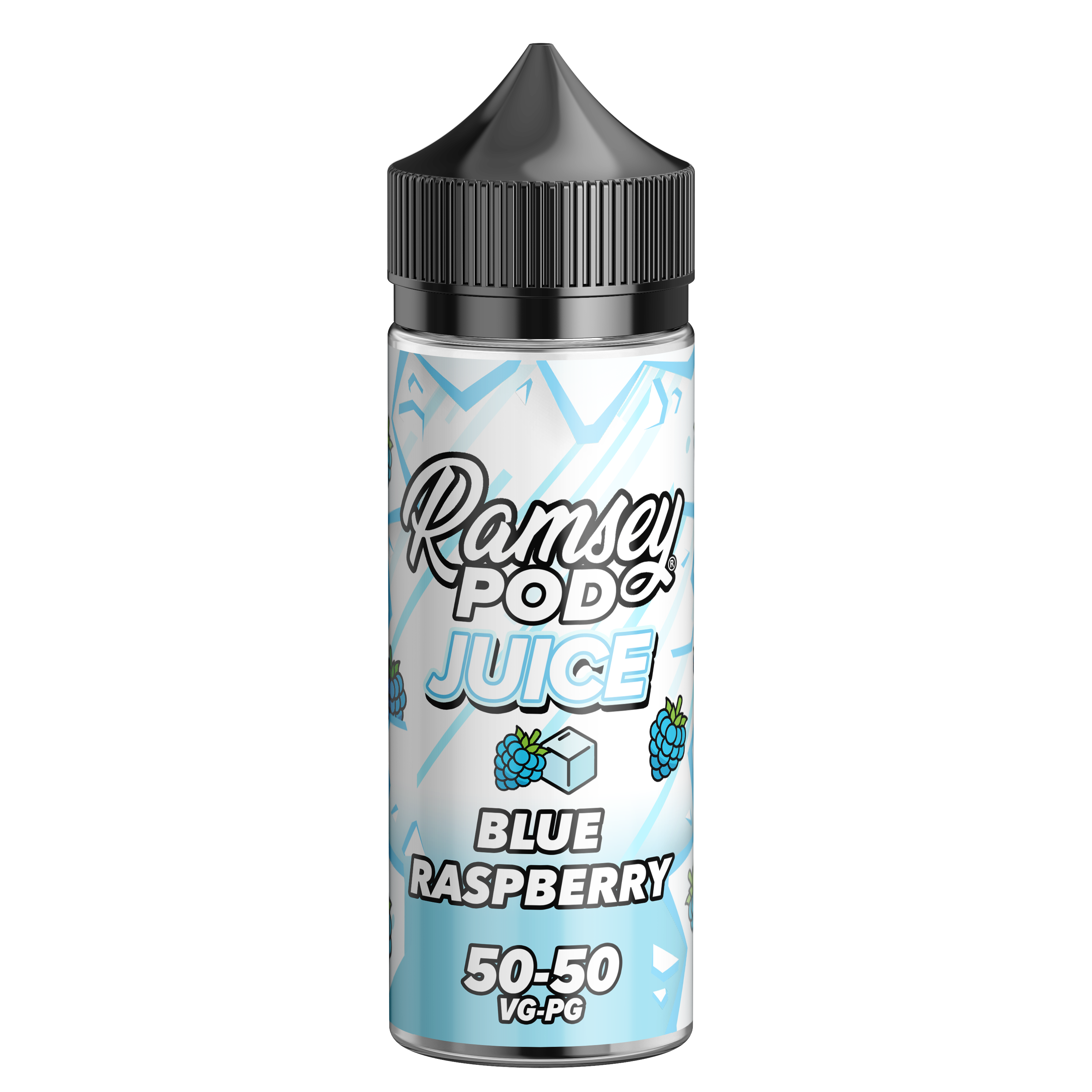 Ramsey Pod Juice Blue Raspberry Ice 0mg 100ml Shortfill E-Liquid Non Price Marked