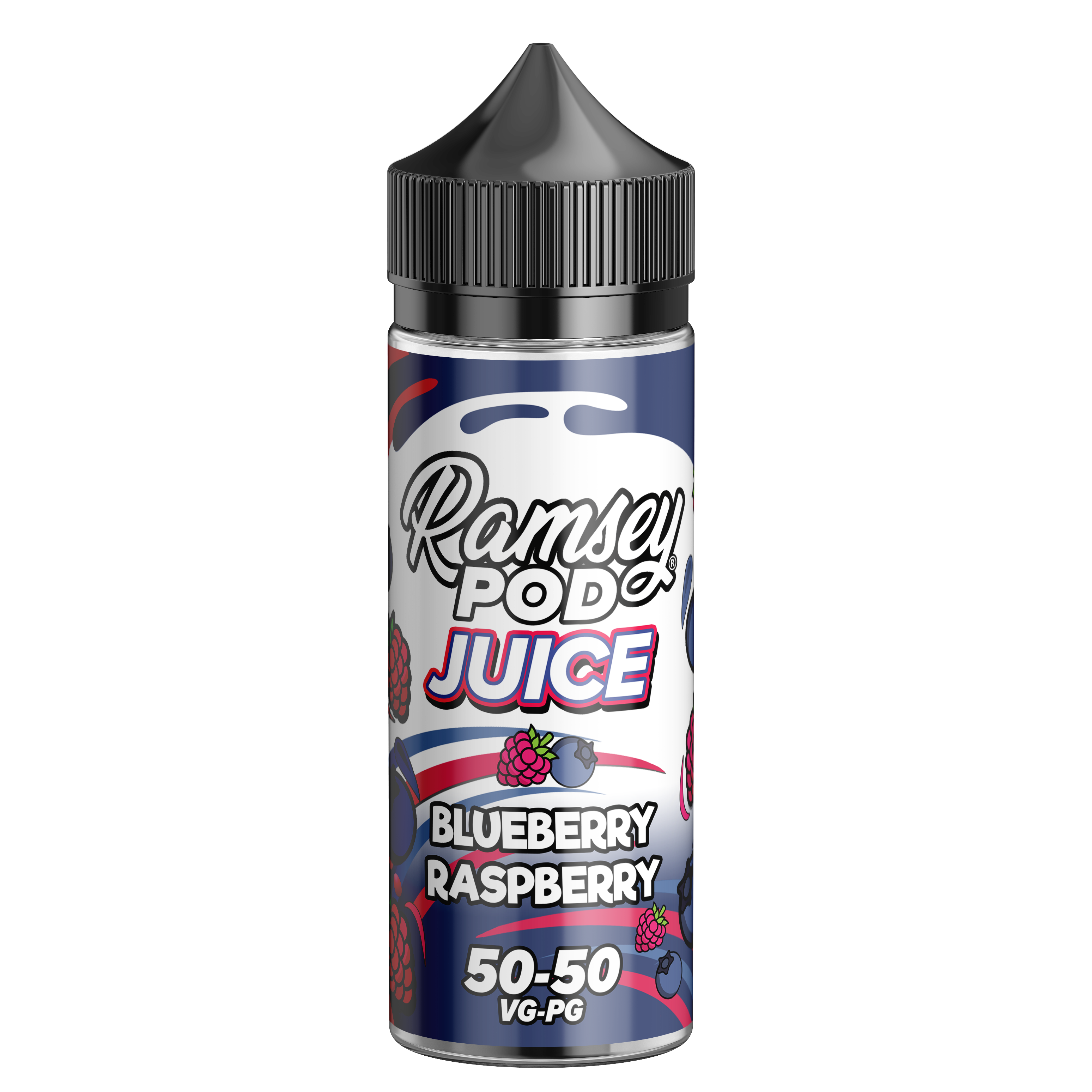 Ramsey Pod Juice Blueberry Raspberry 0mg 100ml Shortfill E-Liquid