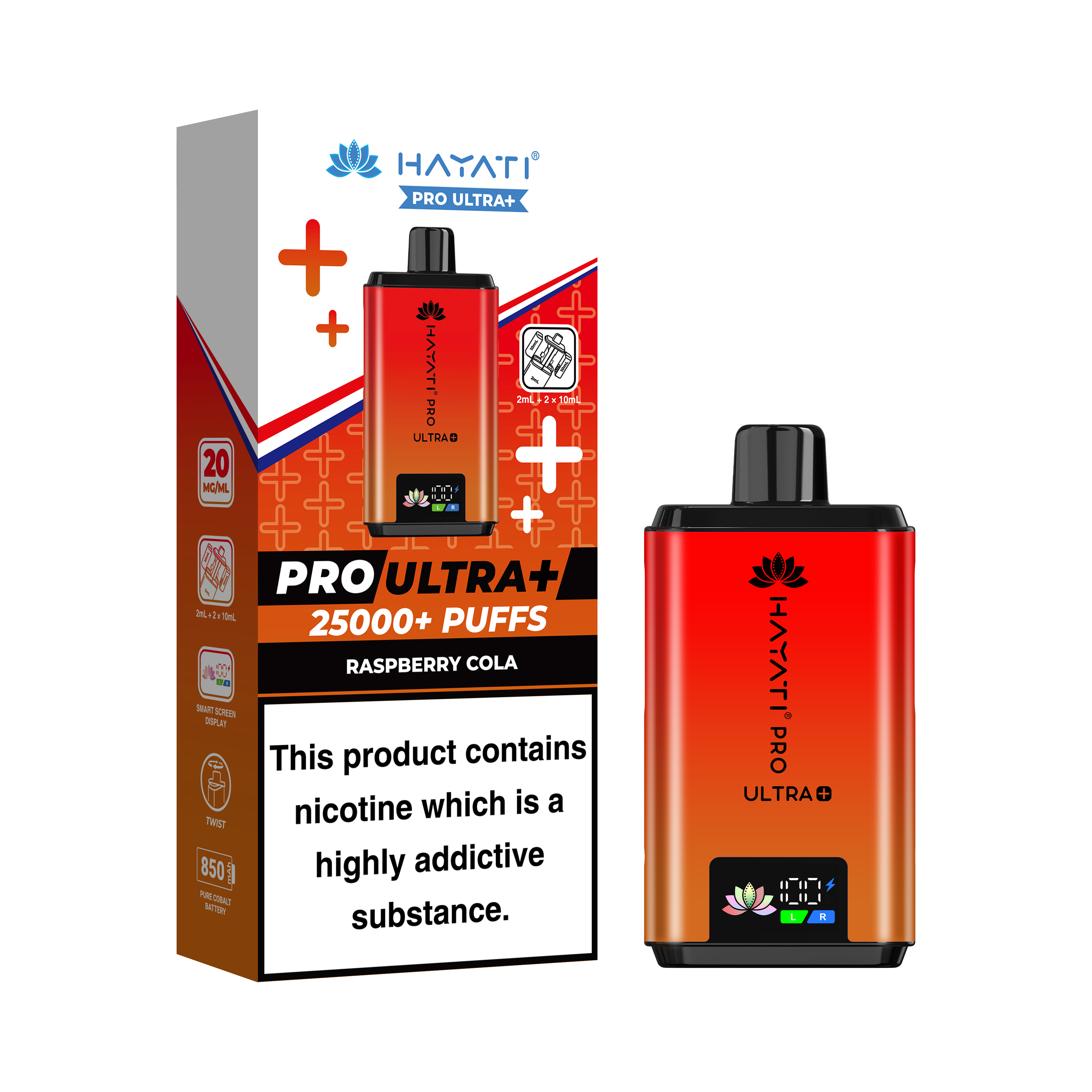 Hayati Pro Ultra + 25K Prefilled Pod Kit