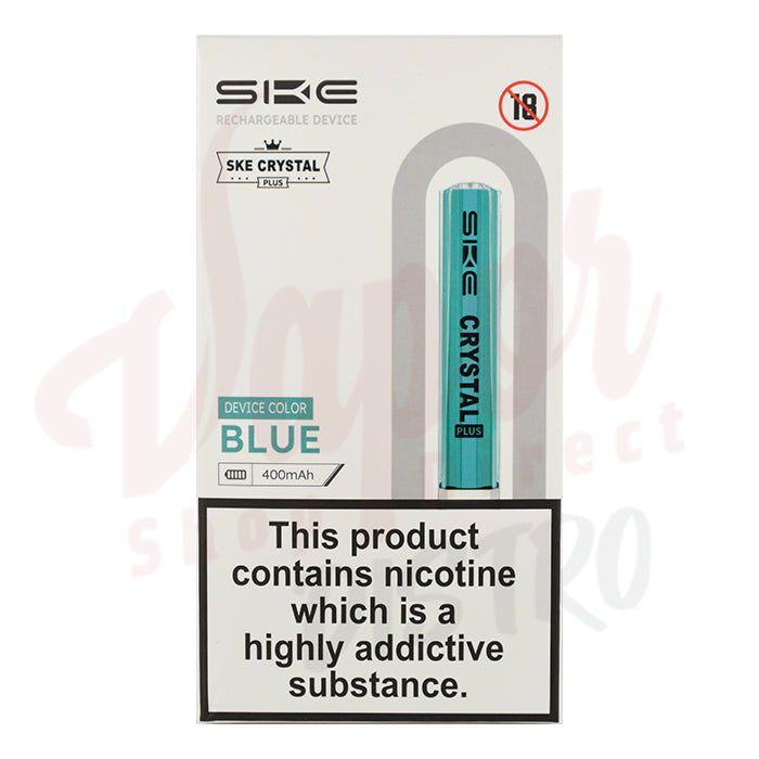 SKE Crystal Plus Rechargeable Vape Kit - Blue