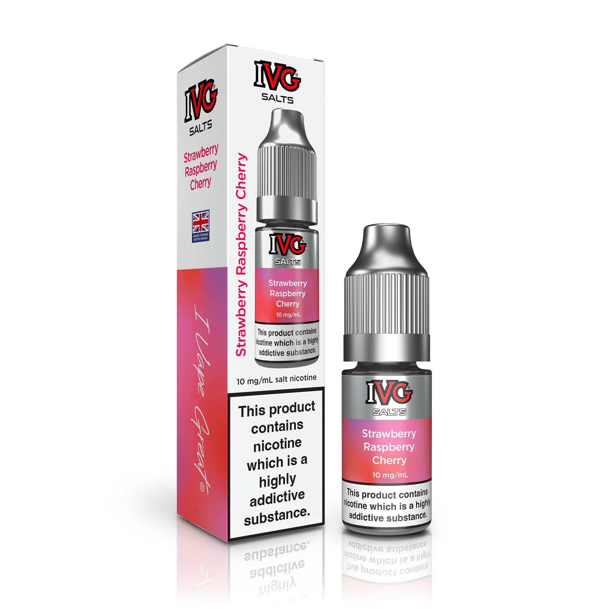 Strawberry Raspberry Cherry Nic Salt by IVG - Nic Salts UK