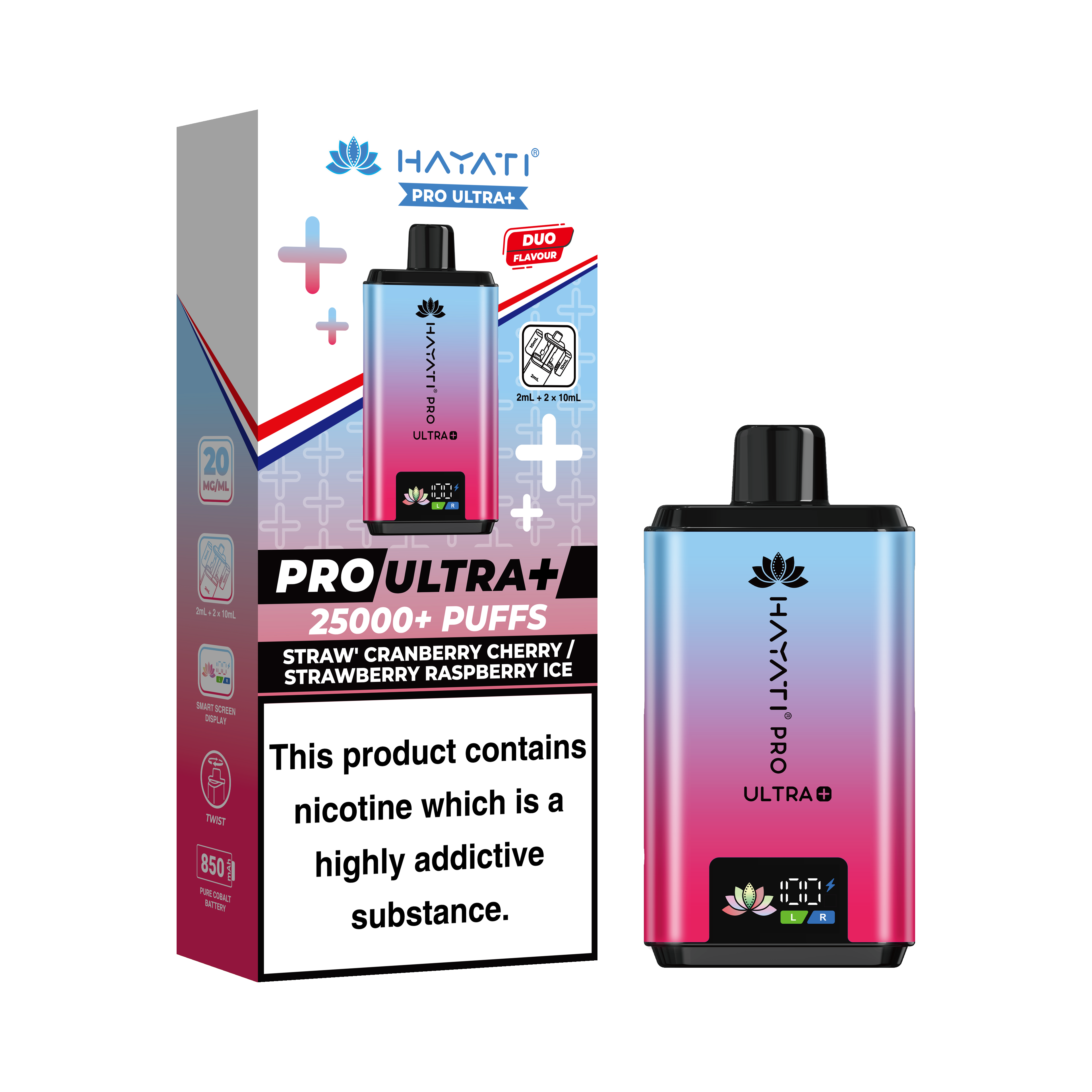 Hayati Pro Ultra + 25K Prefilled Pod Kit