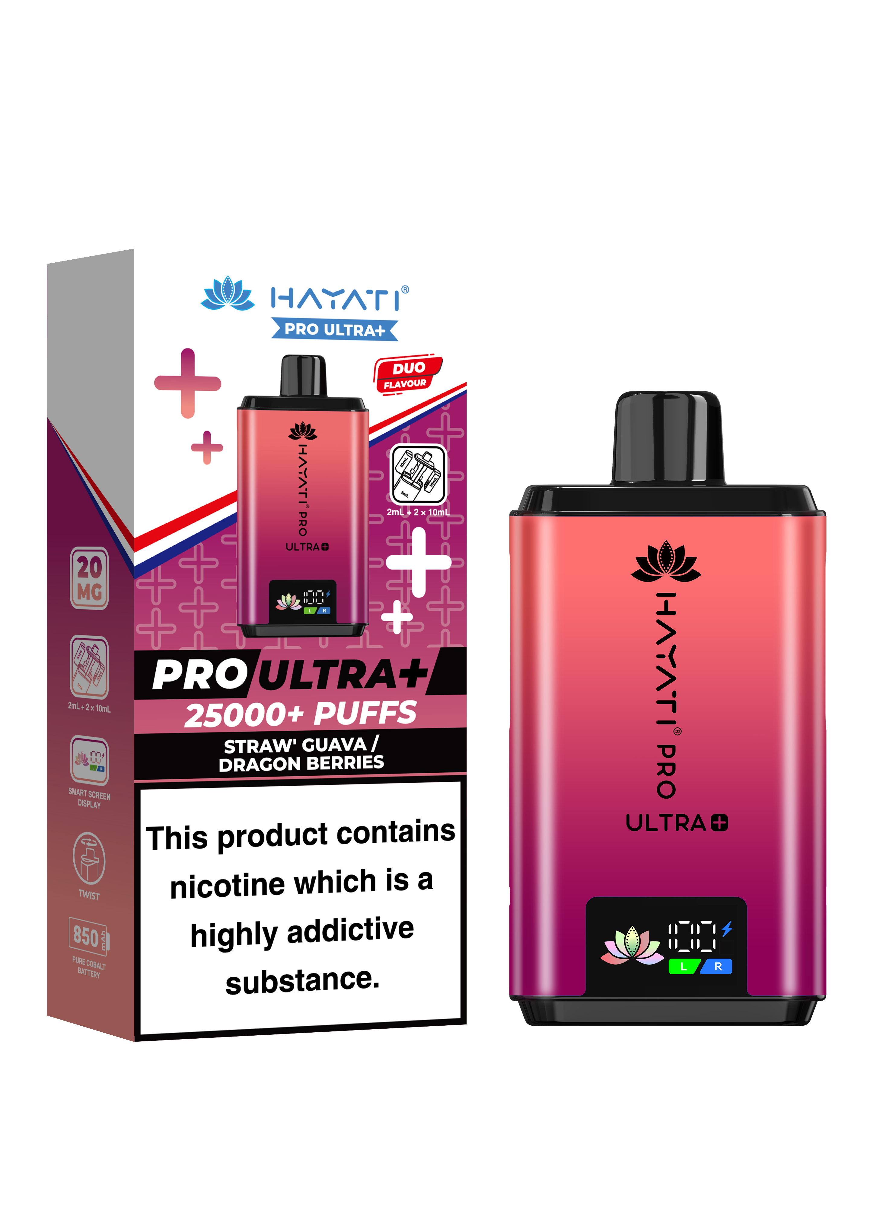 Hayati Pro Ultra + 25K Prefilled Pod Kit