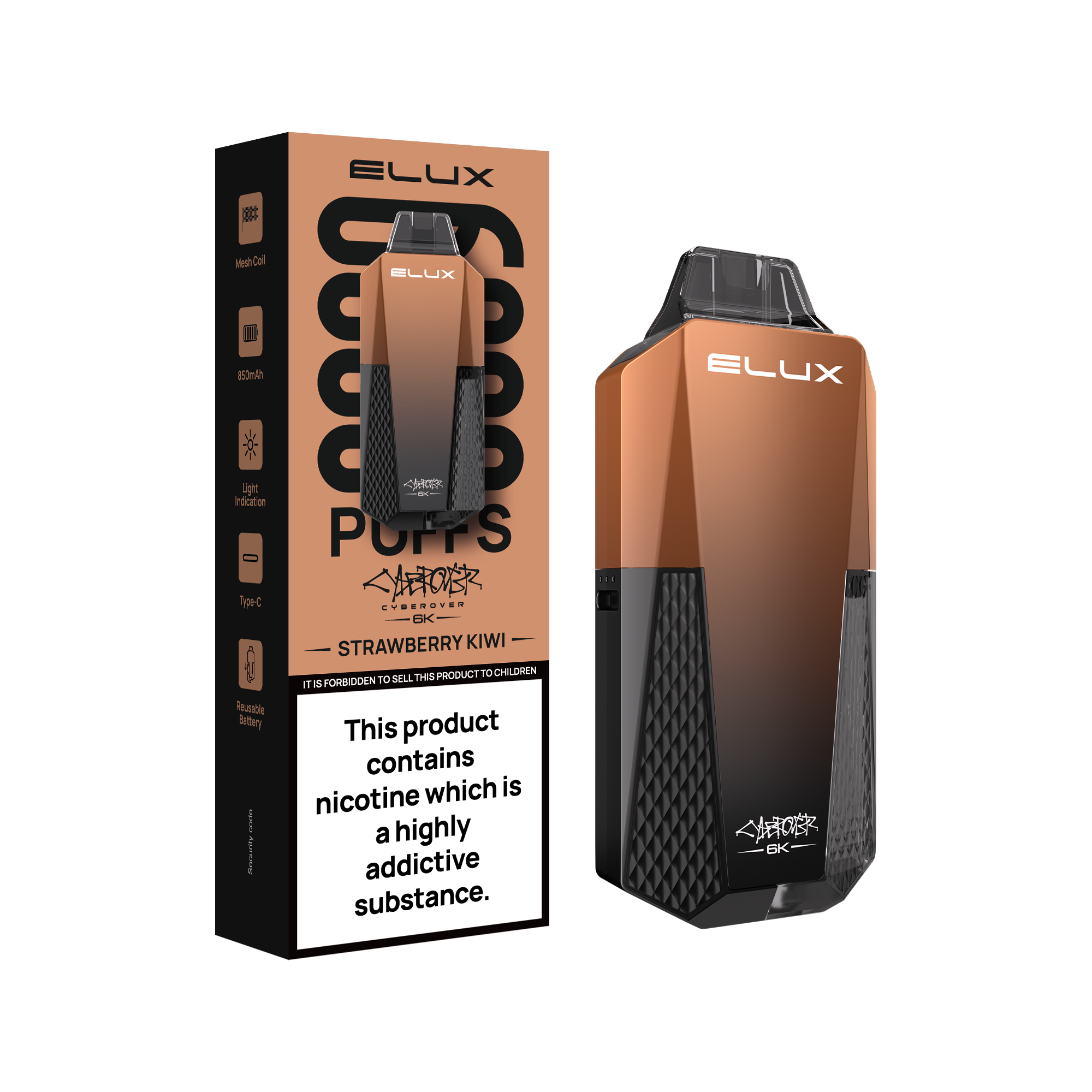 Elux Cyberover 6K Prefilled Vape Kit