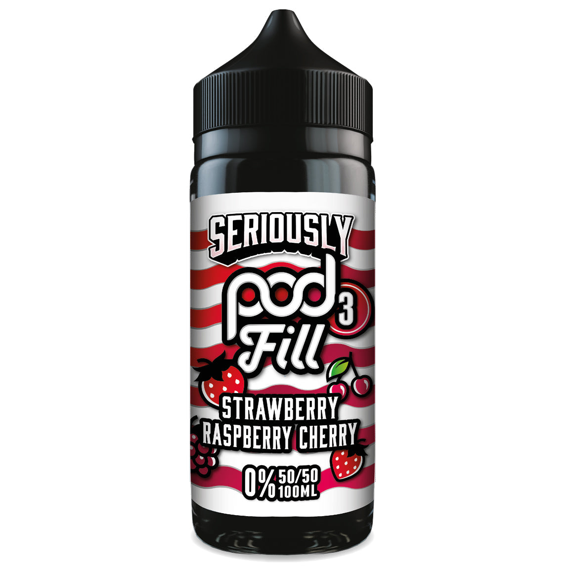 Strawberry Raspberry Cherry E-Liquid by Doozy Vape - Shortfills UK