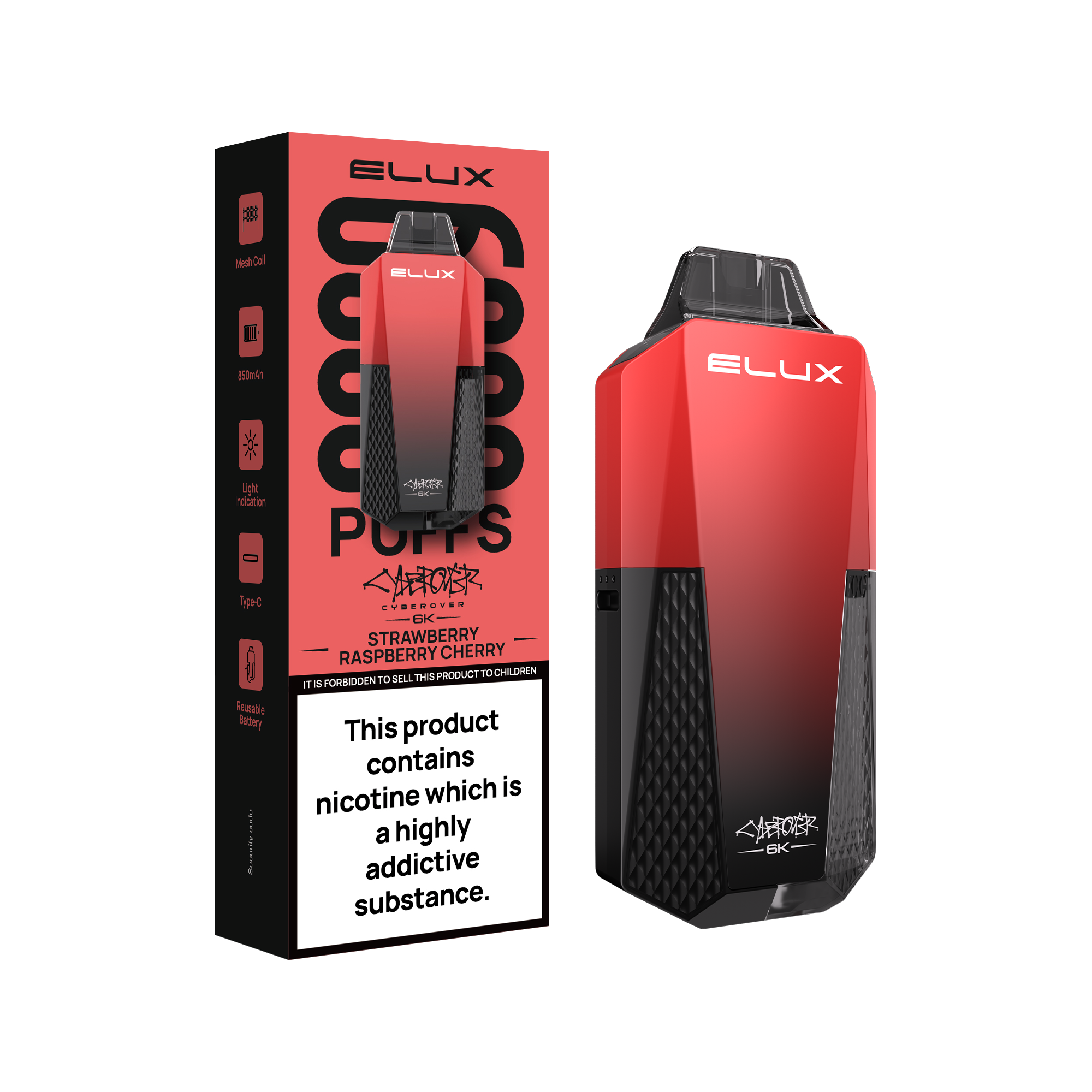 Elux Cyberover 6K Prefilled Vape Kit