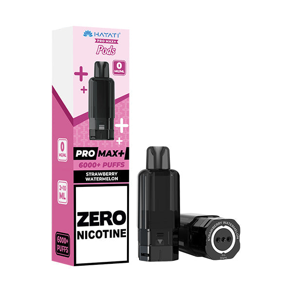 Hayati Pro Max 6000 + Prefilled Pod ZERO NICOTINE - Strawberry Watermelon