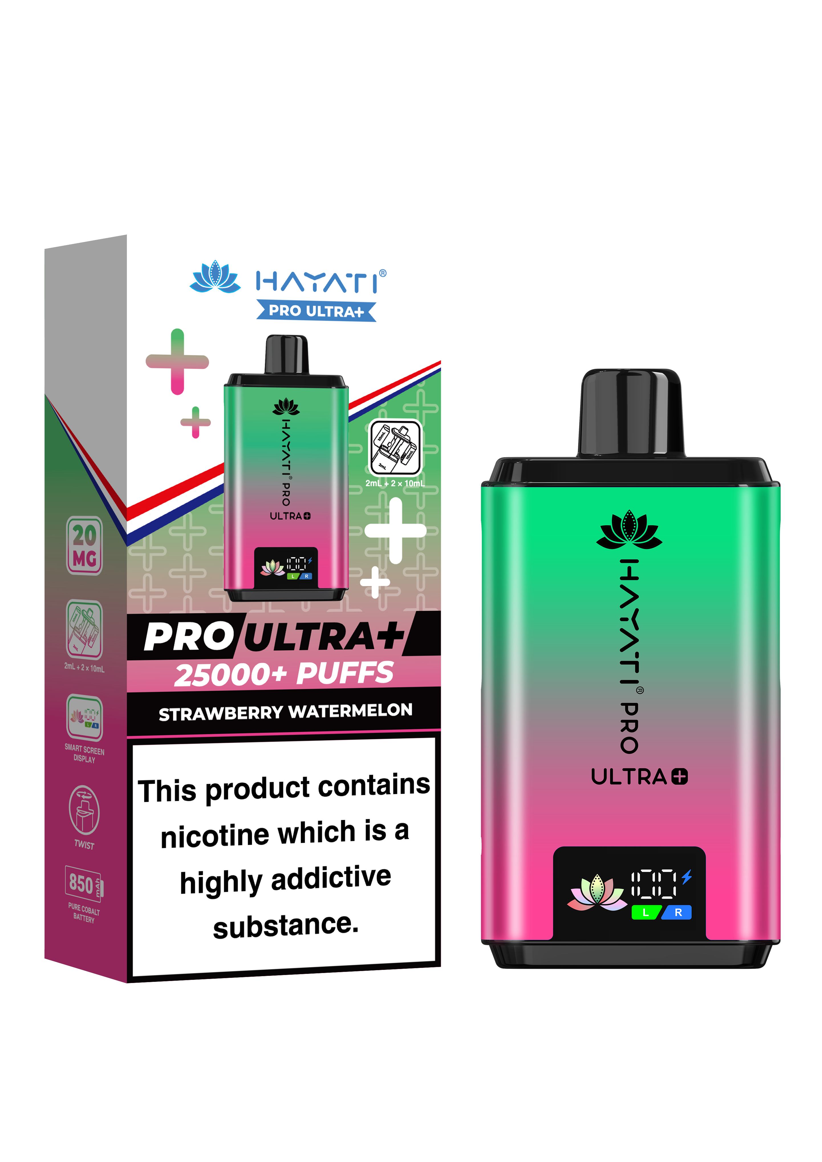 Hayati Pro Ultra + 25K Prefilled Pod Kit