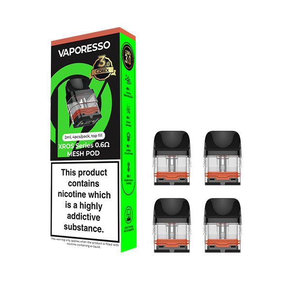 Vaporesso Xros Series Corex 3.0 Pods Tech Version 4pcs