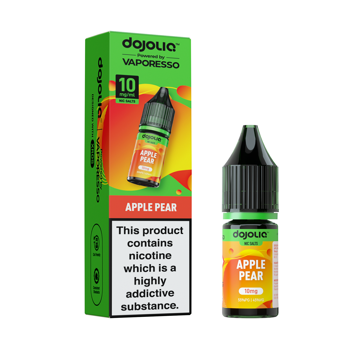 Vaporesso DojoLIQ Nic Salt 10ml (10mg) - Apple Pear