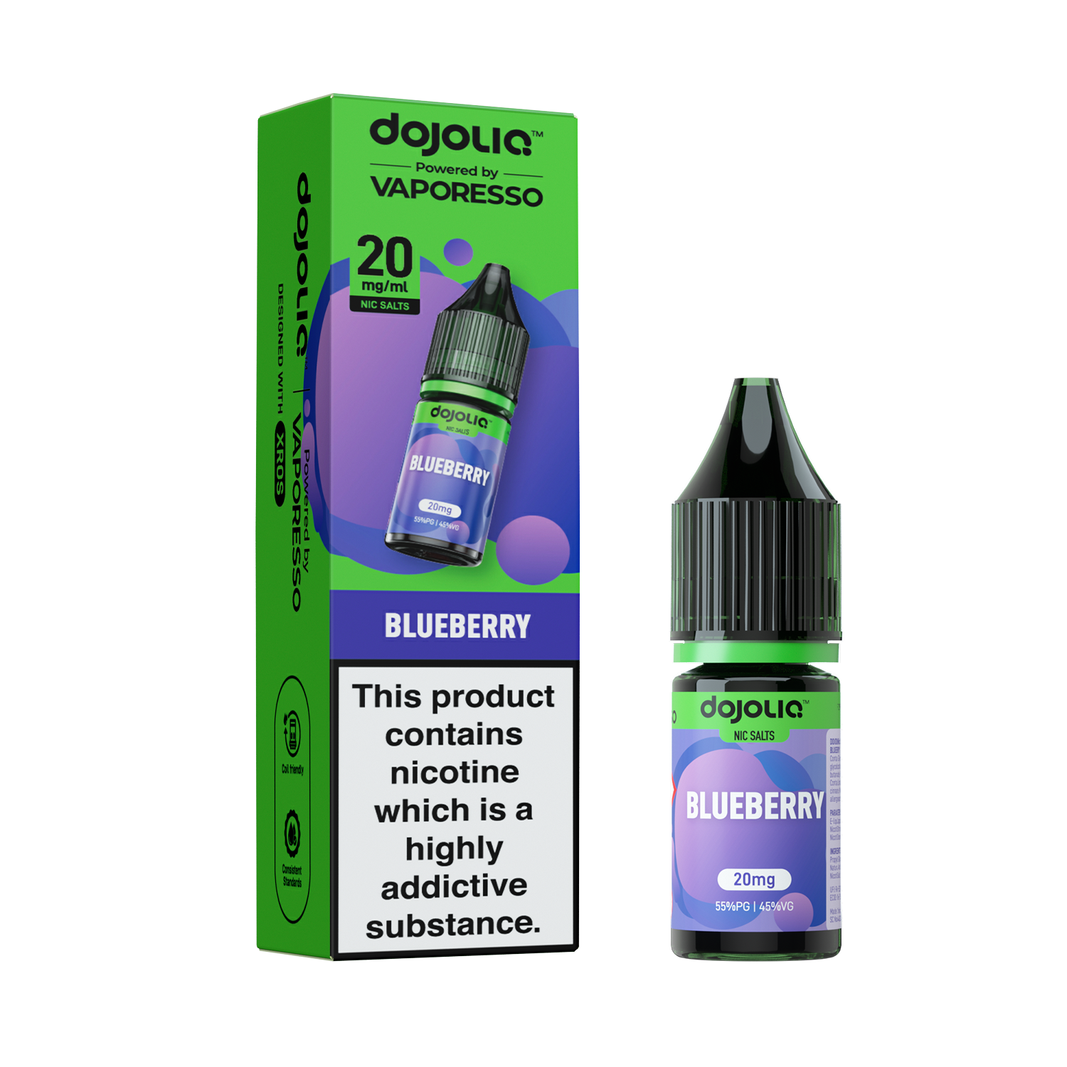 Vaporesso DojoLIQ Nic Salt 10ml (20mg) - Blueberry