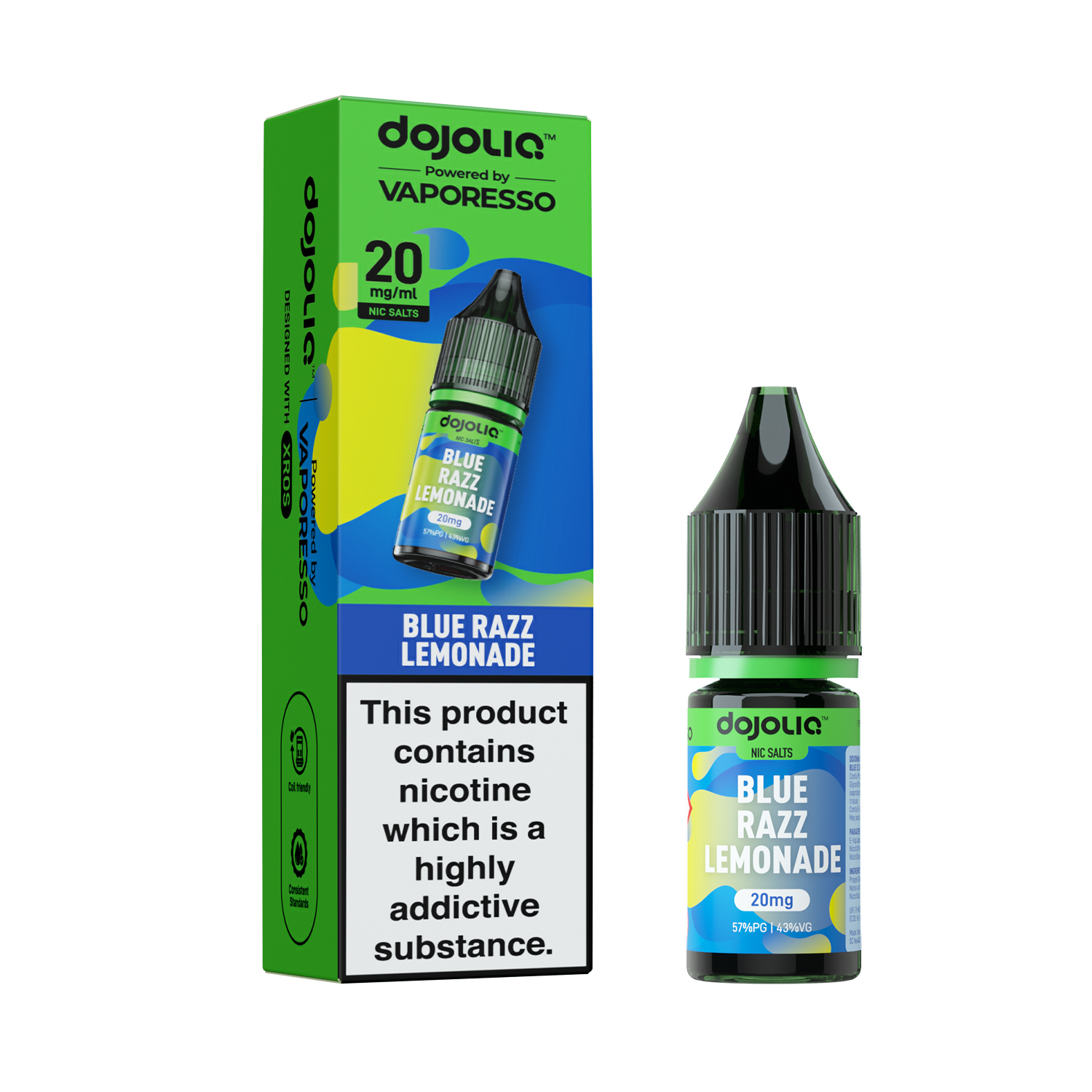 Vaporesso DojoLIQ Nic Salt 10ml (20mg) - Blue Razz Lemonade