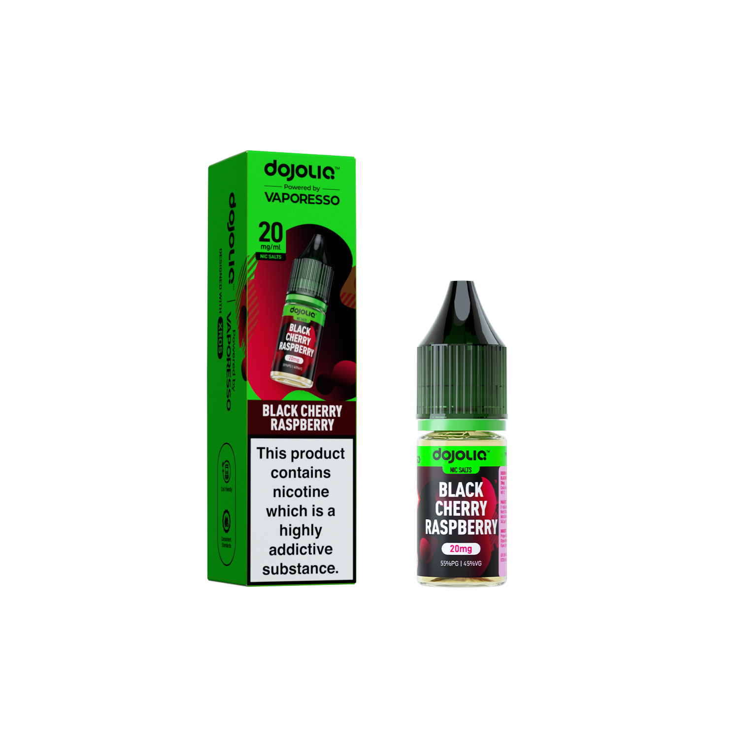 Vaporesso DojoLIQ Nic Salt 10ml (20mg) - Black Cherry Raspberry (COMING SOON)