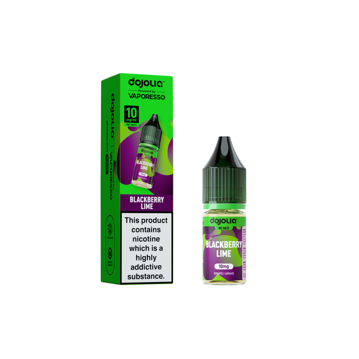 Vaporesso DojoLIQ Nic Salt 10ml (10mg) - Blackberry Lime (COMING SOON)