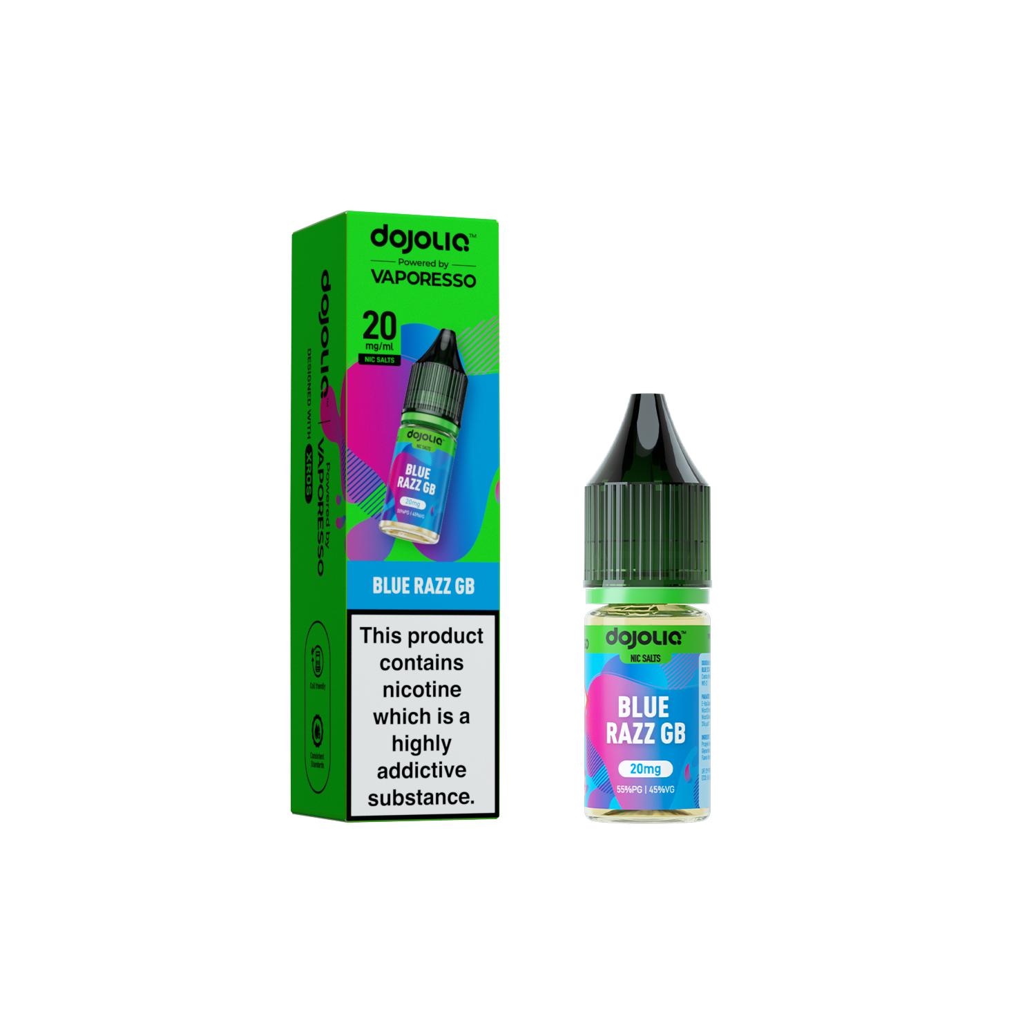 Vaporesso DojoLIQ Nic Salt 10ml (20mg) - Blue Razz GB (COMING SOON)