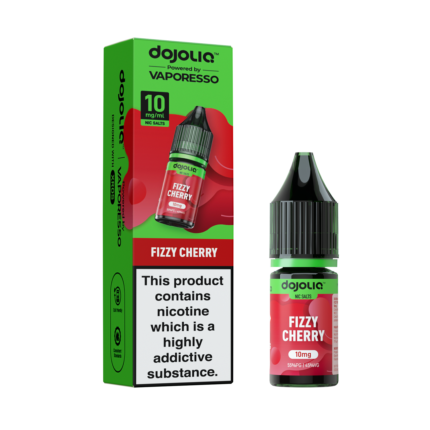 Vaporesso DojoLIQ Nic Salt 10ml (10mg) - Fizzy Cherry