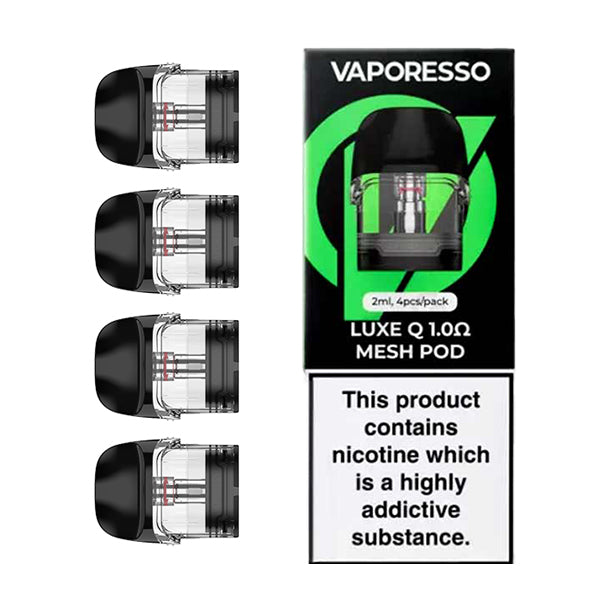 Vaporesso Luxe Q Replacement Pod 4pk - 1.0ohm
