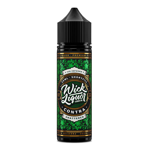 Wick Liquor Contra Shattered 0mg 50ml Shortfill E-Liquid