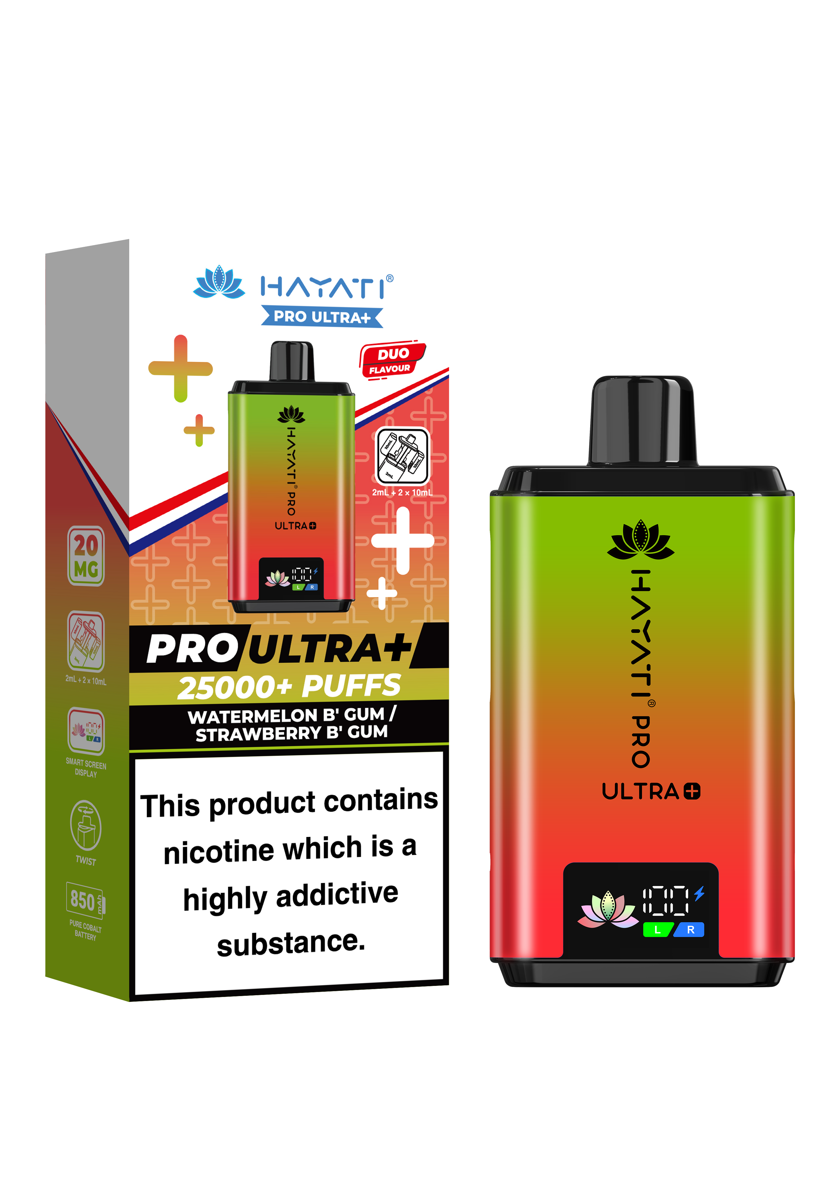 Hayati Pro Ultra + 25K Prefilled Pod Kit