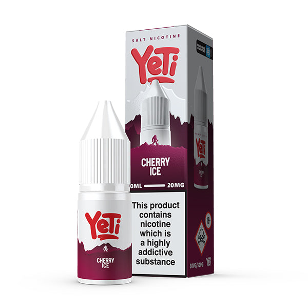 Yeti Summit Series Cherry Ice 10ml Nic Salt - 20mg