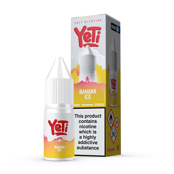 Yeti Summit Series Banana Ice 10ml Nic Salt - 20mg