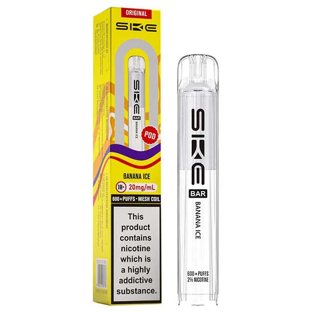 Banana Ice Bar 600 20mg Prefilled Pods by SKE Crystal