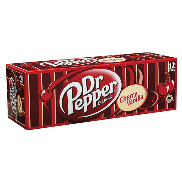Dr Pepper Cherry Vanilla 12fl.oz (355ml) 12-Pack Cans (Shipping Restricted)