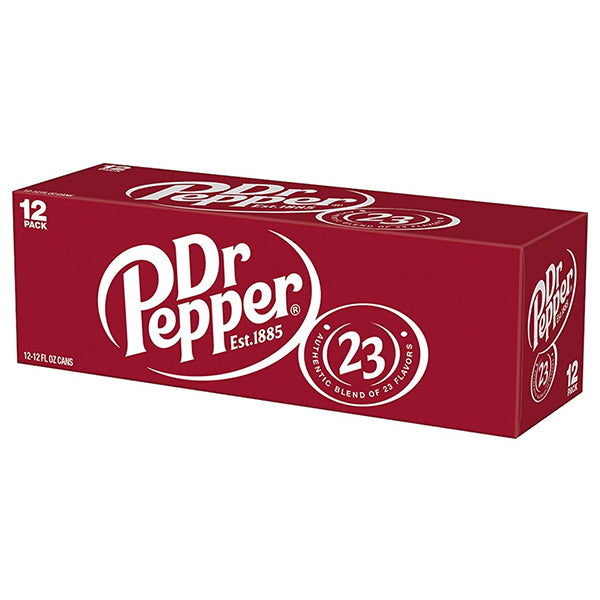 Dr Pepper Original 355ml 12 Pack (Shipping Restricted*)
