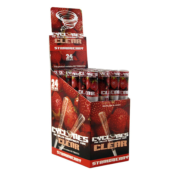 Cyclones Pre Rolled Transparent Cones (Flavoured)