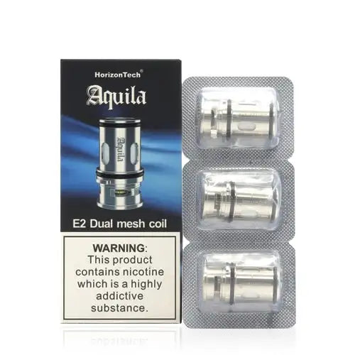 Horizon Aquila Replacement Coils 3pcs/pack - E2 Dual Mesh 0.16ohm