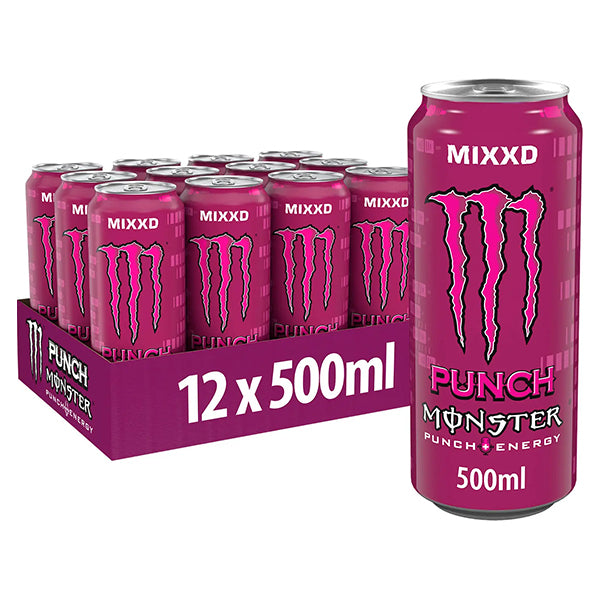 Monster Energy Drink 12x500ml Mixxd Punch (Shipping Restricted)