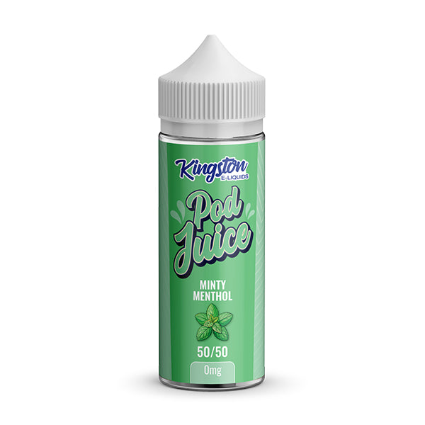 Kingston Pod Juice Minty Menthol 100ml Shortfill