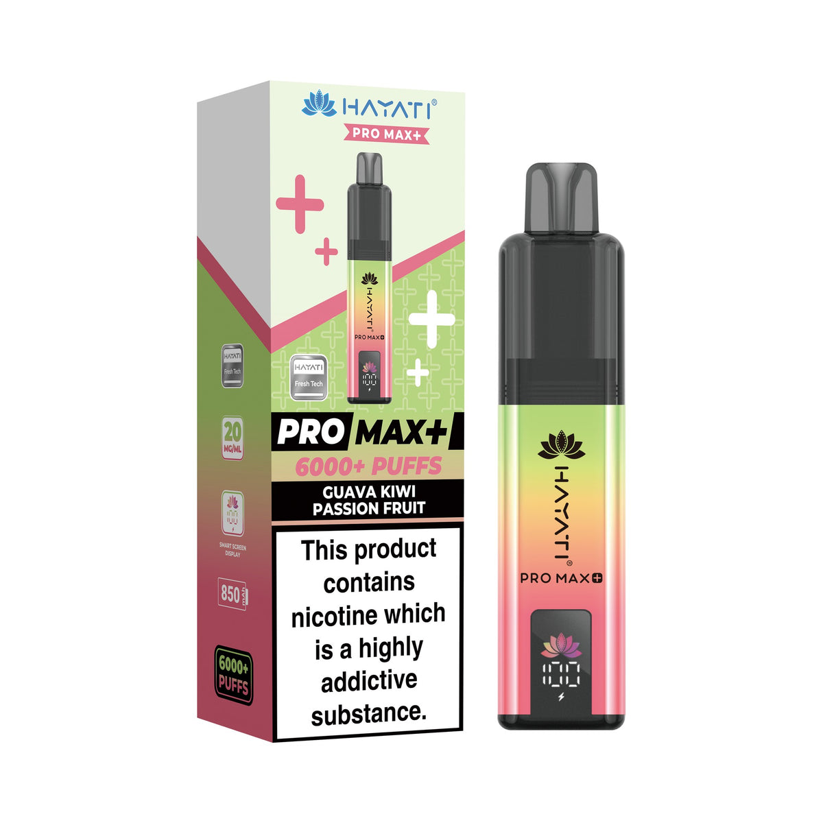 Hayati Pro Max 6000 Pod Kit - Guava Kiwi Passion Fruit