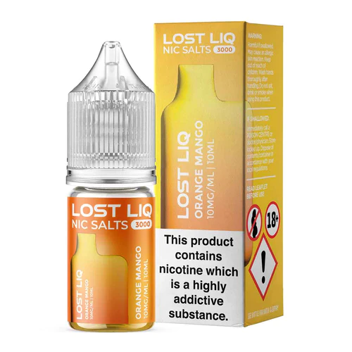 Lost Liq 3000 10ml Nic Salt - Orange Mango