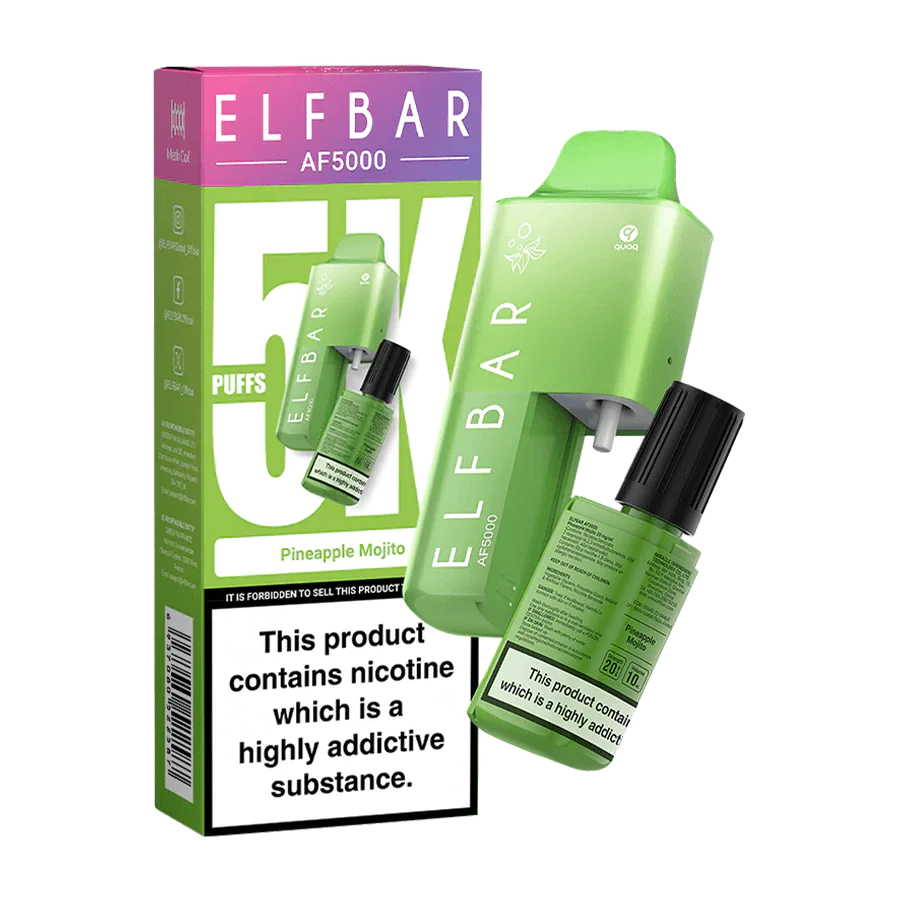 Elf Bar AF5000 Disposable Vape - Pineapple Mojito