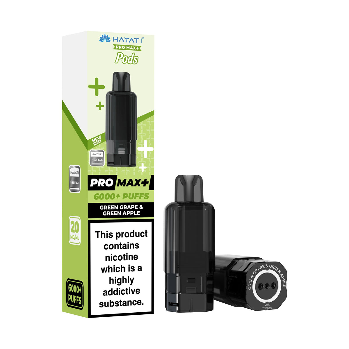 Hayati Pro Max 6000 Pods - Green Grape & Green Apple