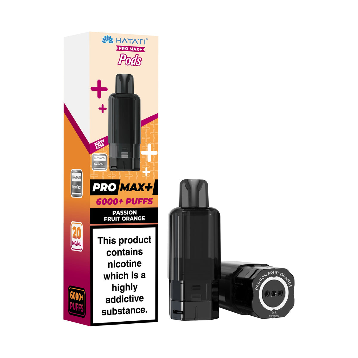 Hayati Pro Max 6000 Pods - Passion Fruit Orange