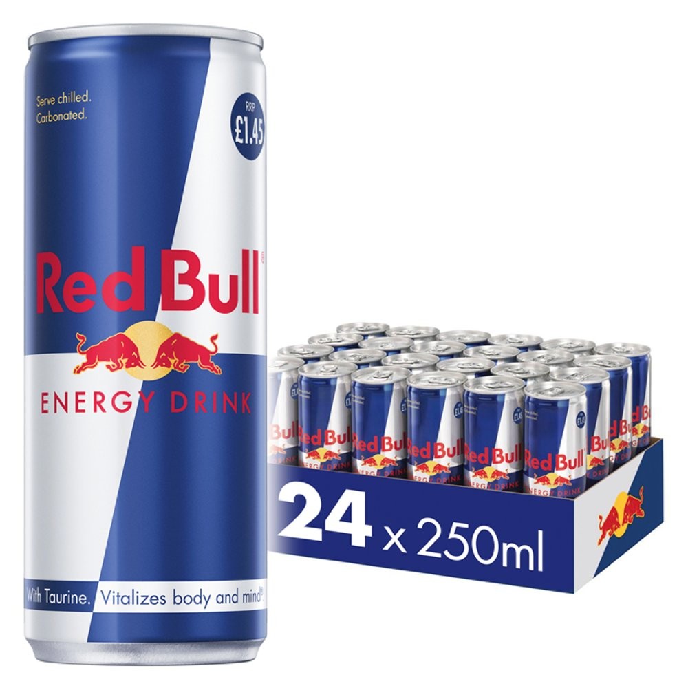 Red Bull Cans 250ml 24pk (Shipping Restricted*)