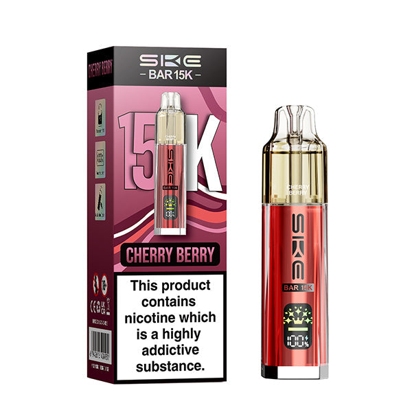 SKE Bar 15K Prefilled Vape Kit - Cherry Berry