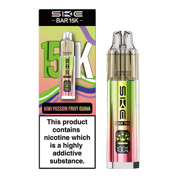 SKE Bar 15K Prefilled Vape Kit - Kiwi Passion Fruit Guava