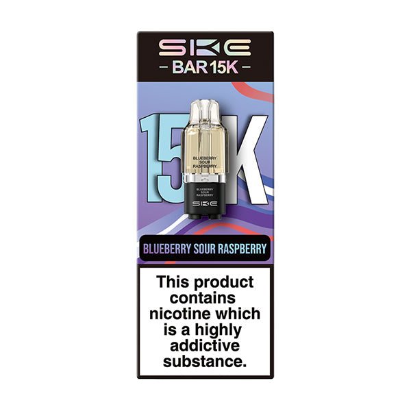 SKE Bar 15K Prefilled Pods - Blueberry Sour Raspberry