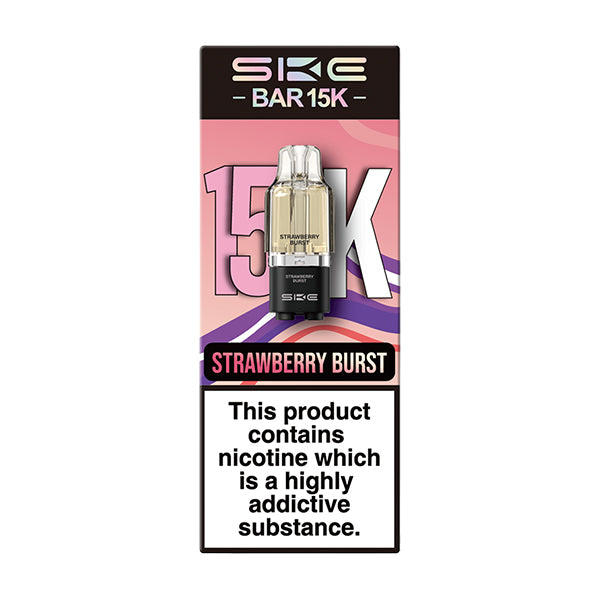 SKE Bar 15K Prefilled Pods - Strawberry Burst