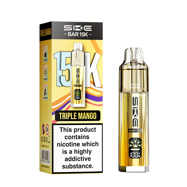 SKE Bar 15K Prefilled Vape Kit - Triple Mango