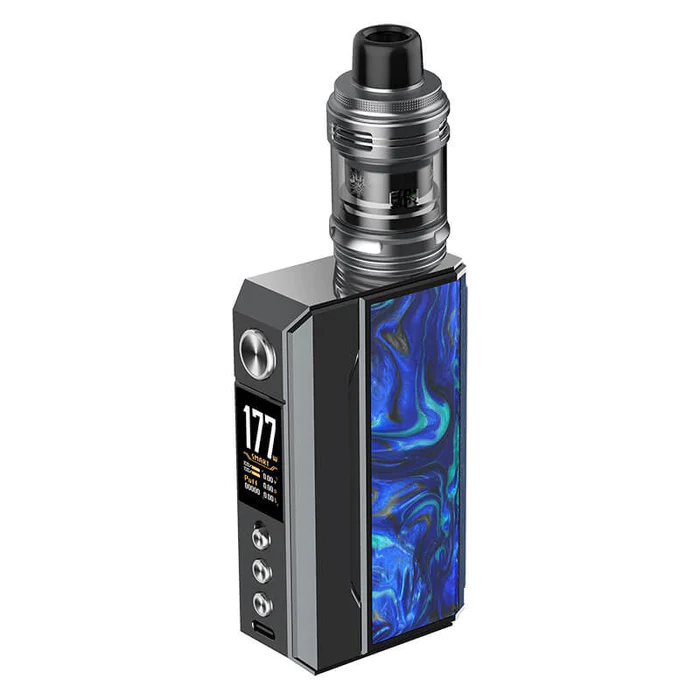 Voopoo Drag 4 Vape Kit Gunmetal Ocean Blue