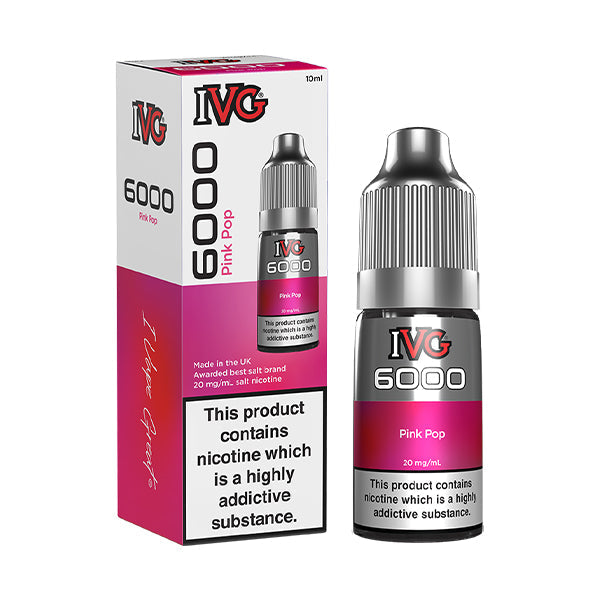 IVG 6000 Salt Pink Pop 10ml