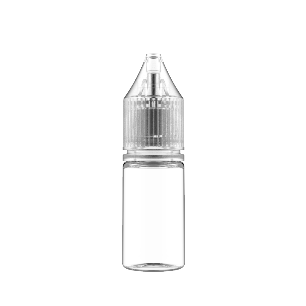 Chubby Gorilla Clear Transparent Bottle With Clear Cap - 10ml
