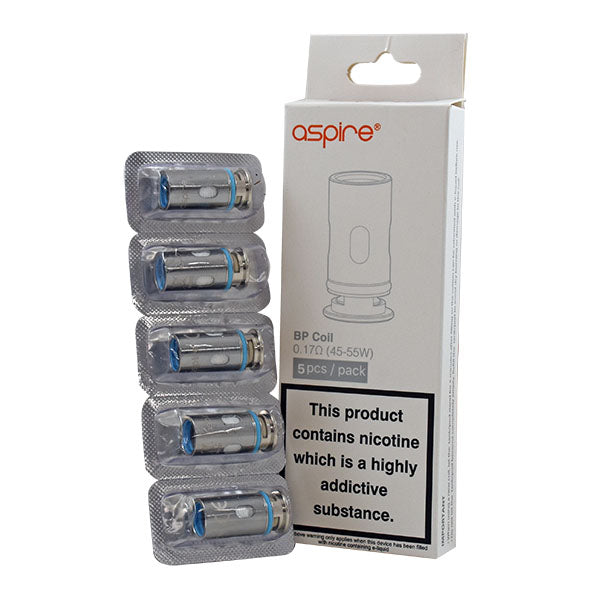Aspire BP Replacement Coils 5pack 0.17Ω