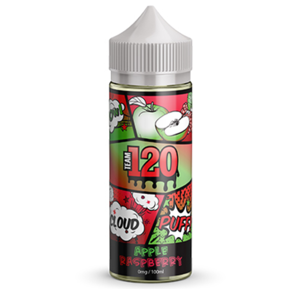 Apple Raspberry By Team 120 E-Liquid 0mg Shortfill - 100ml
