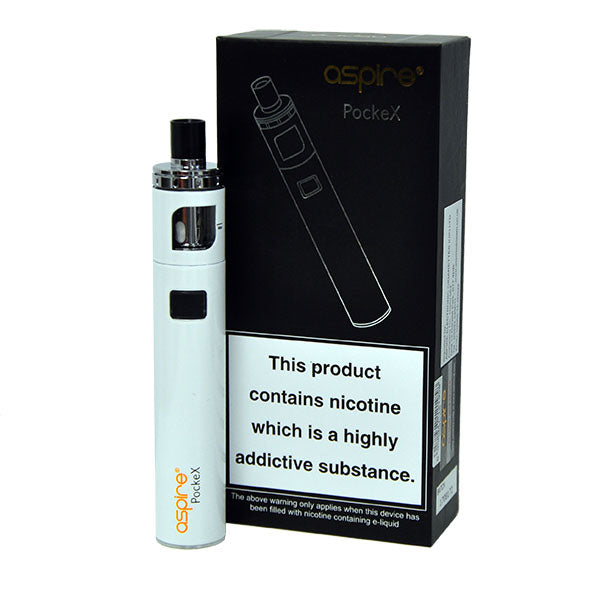 Aspire Pockex All In One Vape Kit (TPD Compliant) White
