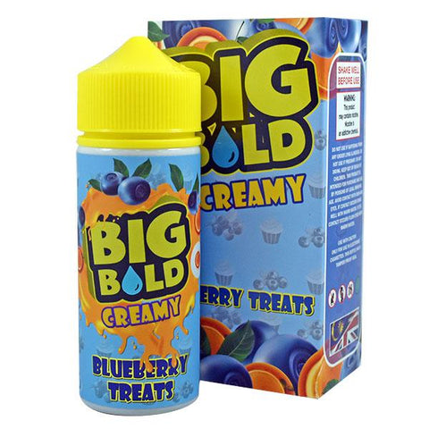 Big Bold Creamy Blueberry Treats 100ml Shortfill